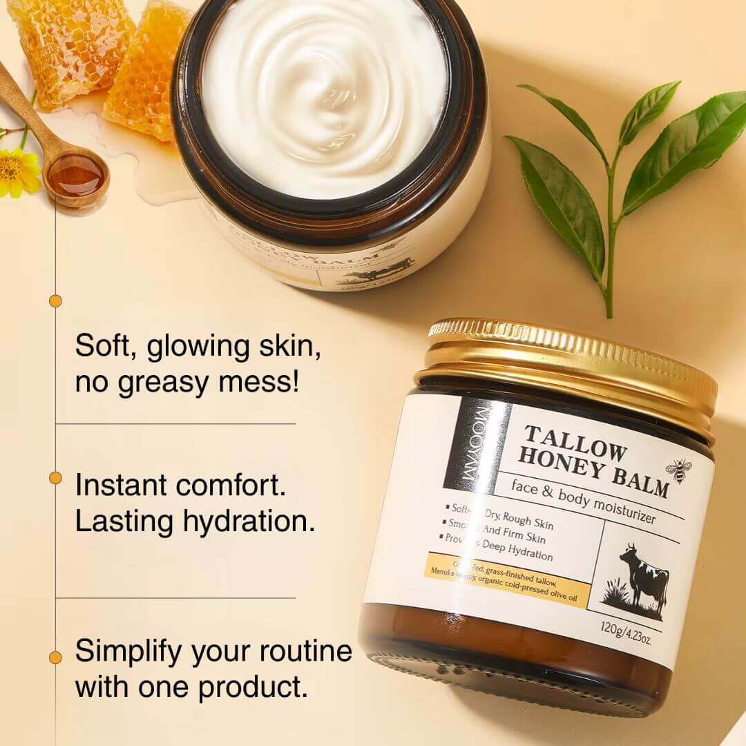 Tallow Honey Balm – Face & Body Moisturizer